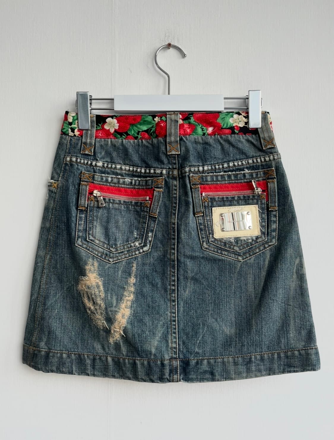Dolce & Gabbana  스트로베리 데님 스커트 상품이미지4