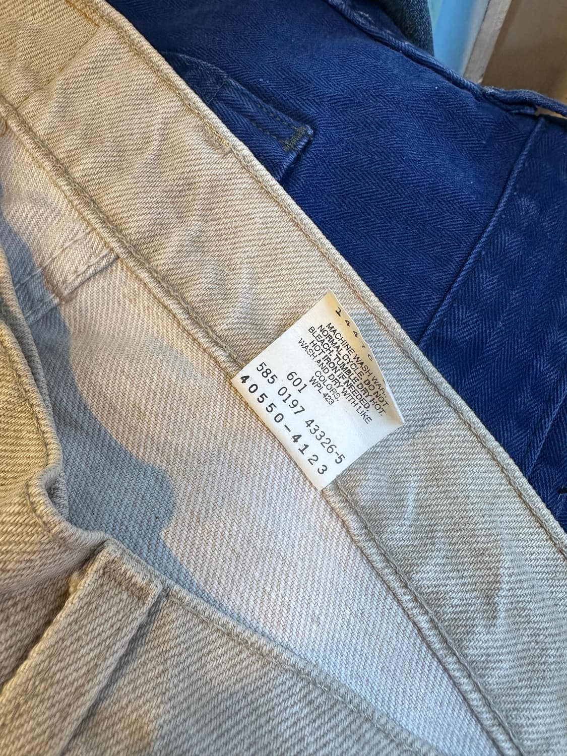 90s 리바이스550 오렌지탭 팬츠 베이지 36x32  상품이미지8