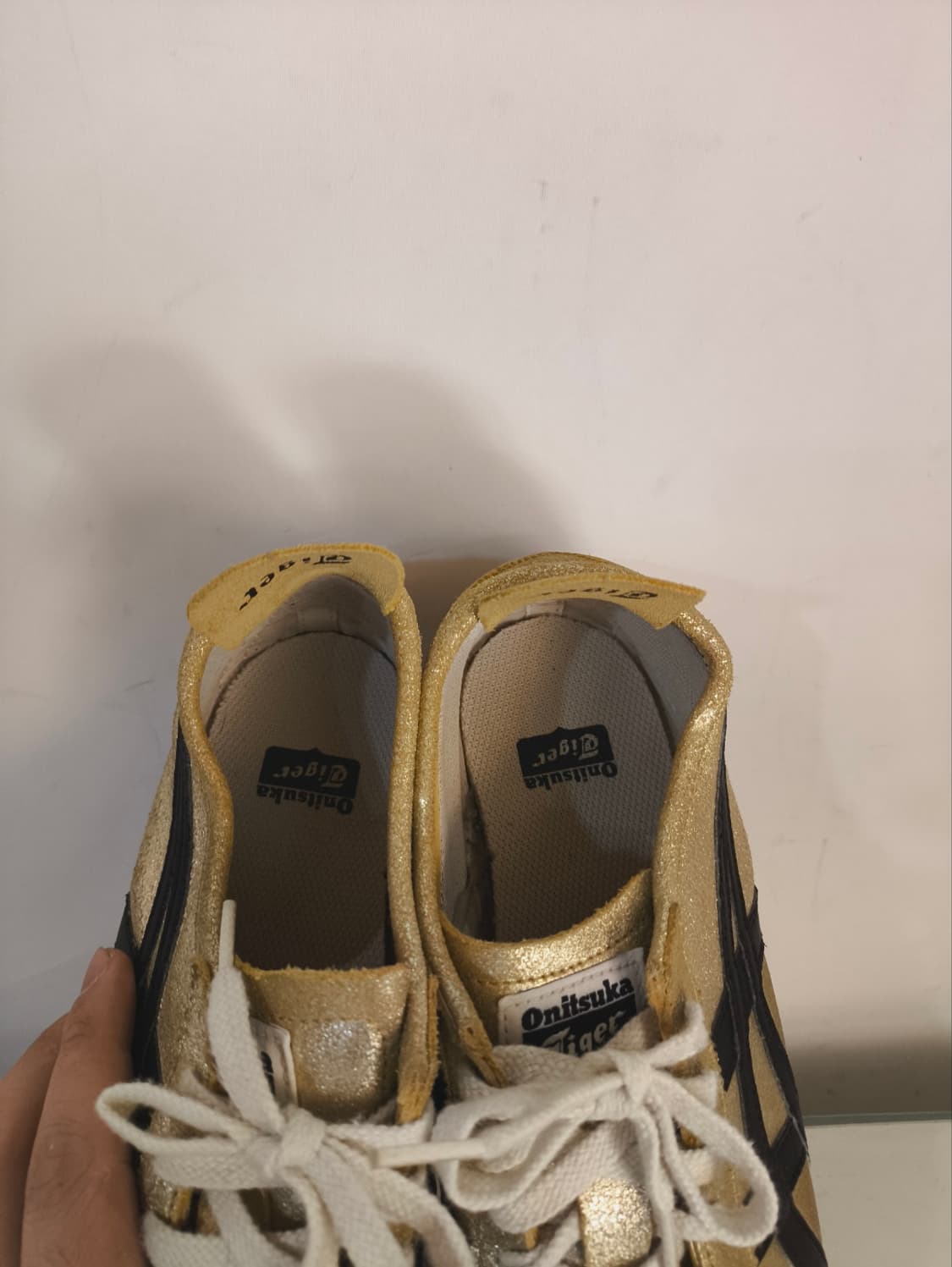 265mm 오니츠카타이거 멕시코66 골드 스니커즈  상품이미지6