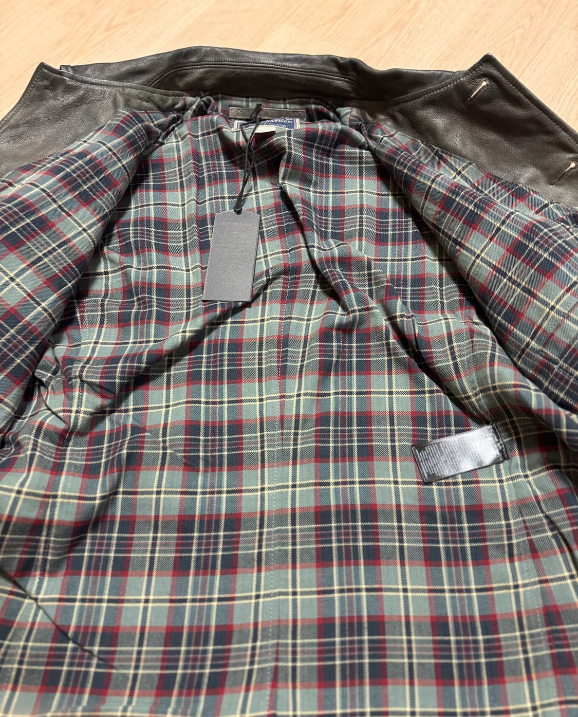 (M) RRL 인디고 레더 카 코트 자켓 더블알엘 상품이미지4