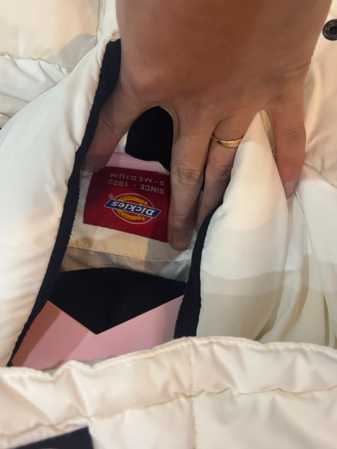 디키즈 롱패딩 화이트 M 상품이미지5