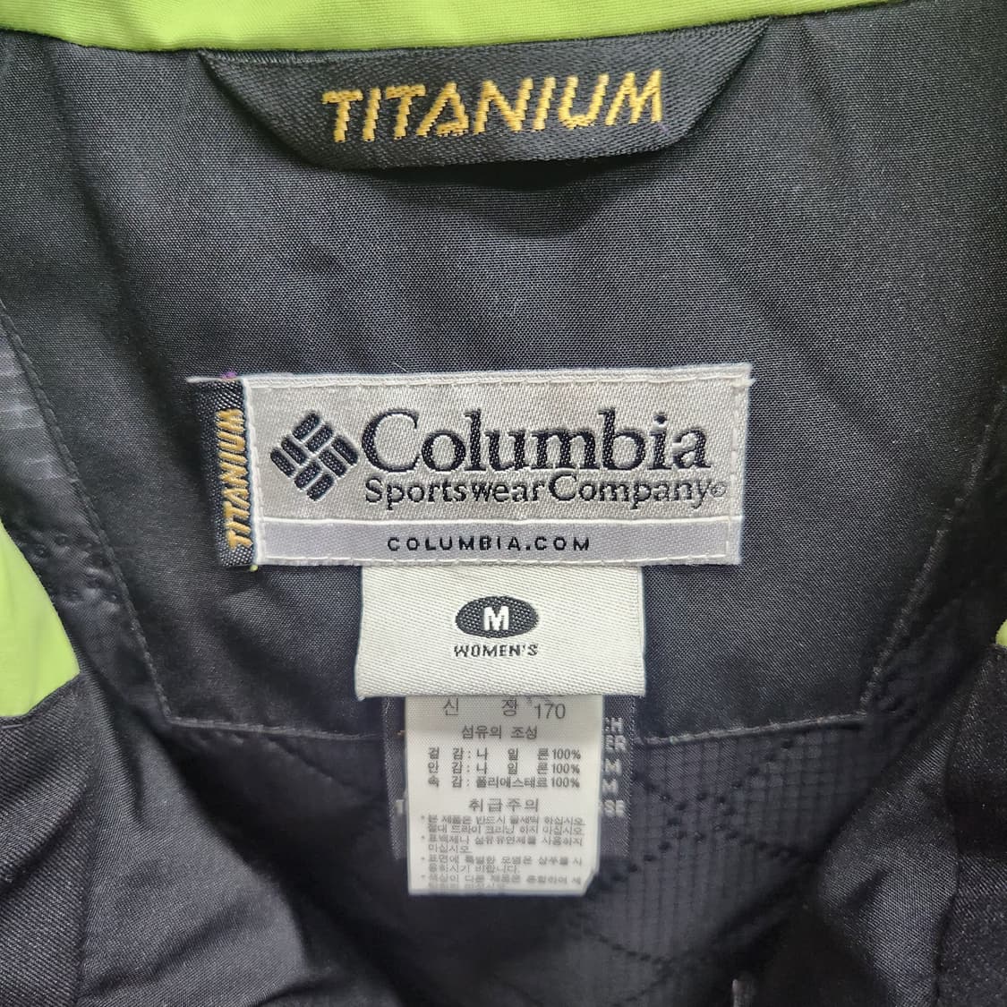 콜롬비아 티타늄 고어텍스 후드 투웨이 바람막이 자켓 M(L) 상품이미지6