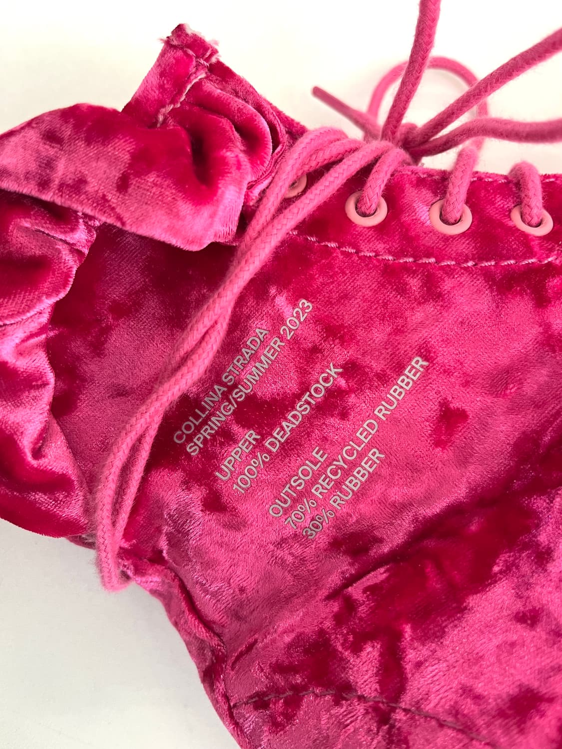 콜리나 스트라다 2023SS 컬렉션 벨루어 컴뱃 부츠 상품이미지3