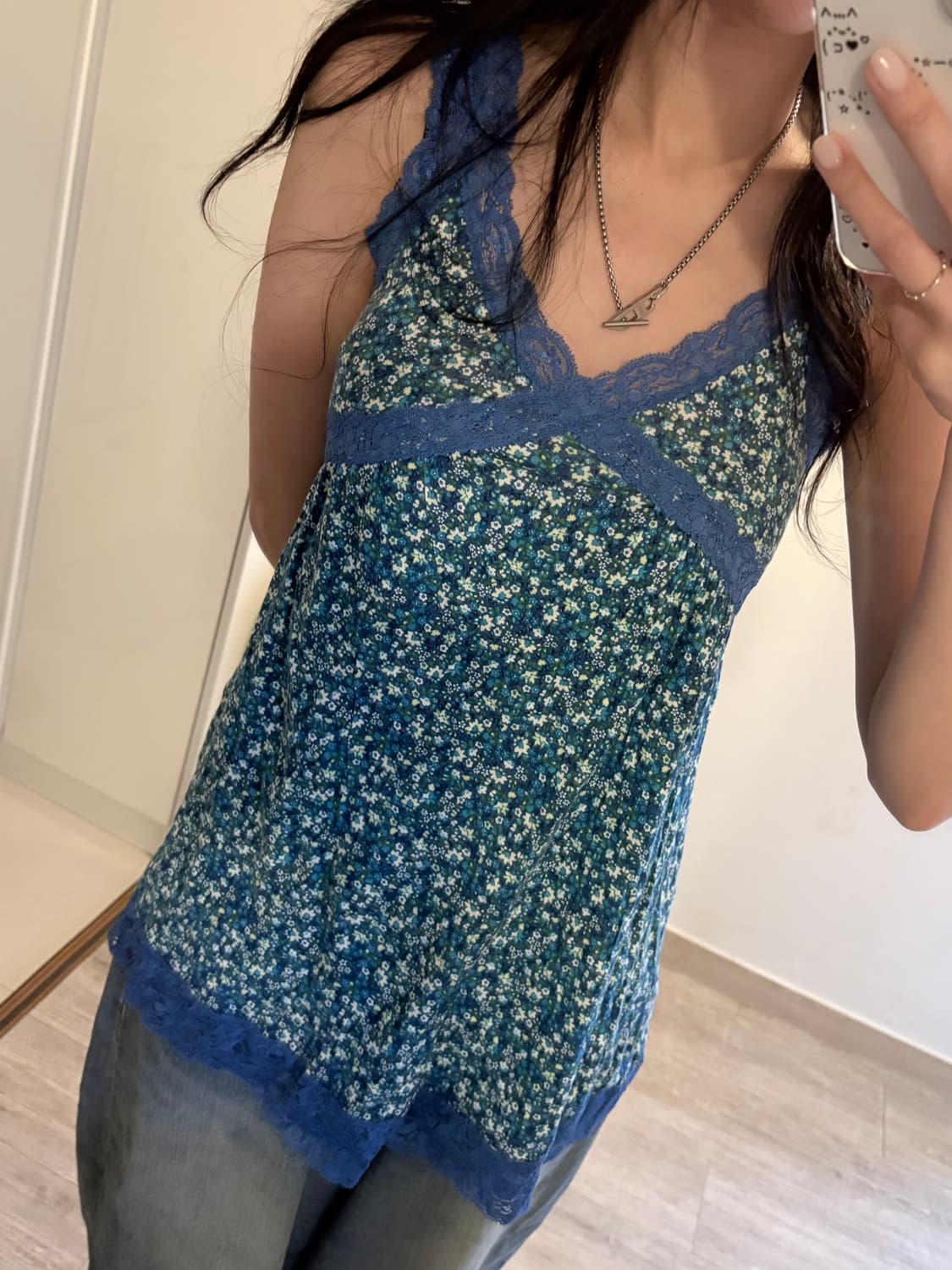 Small Floral Lace Cami 상품이미지3