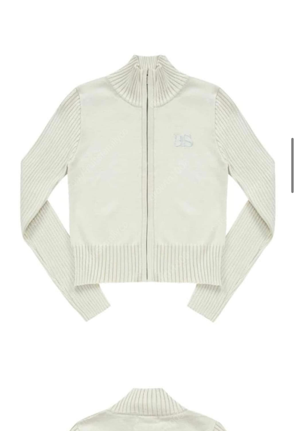 애즈온 니트집업 상품이미지2