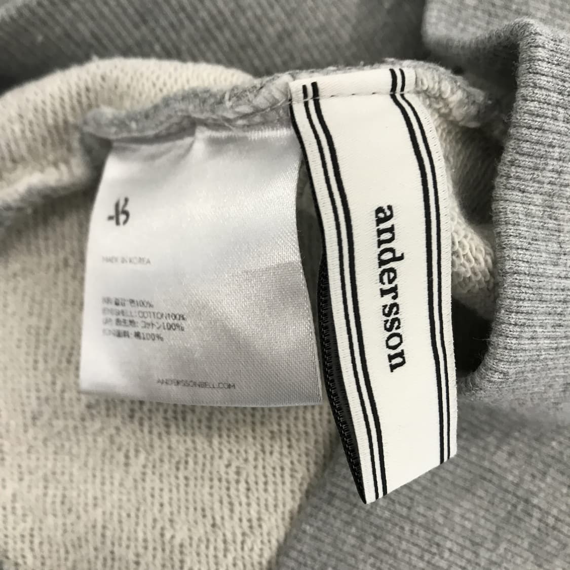 앤더슨벨 Andersson bell 자수 후드티셔츠 [M] 상품이미지5