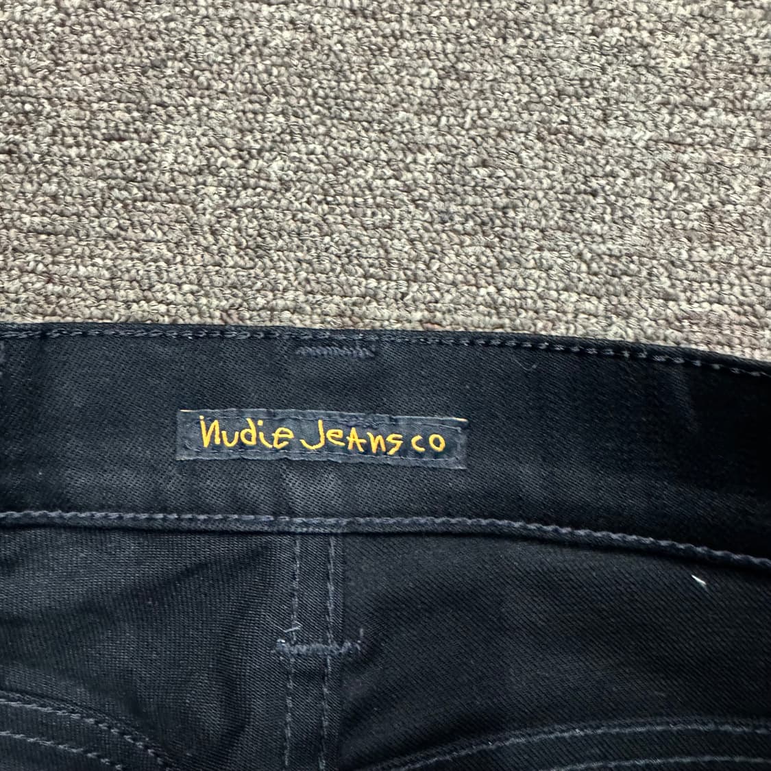 누디진 Lean Dean 슬림 블랙진 (28)   상품이미지4