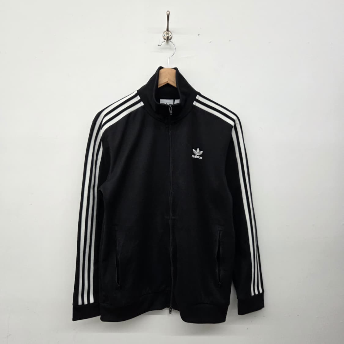 아디다스져지 삼선 트랙탑 블랙 남L 상품이미지1