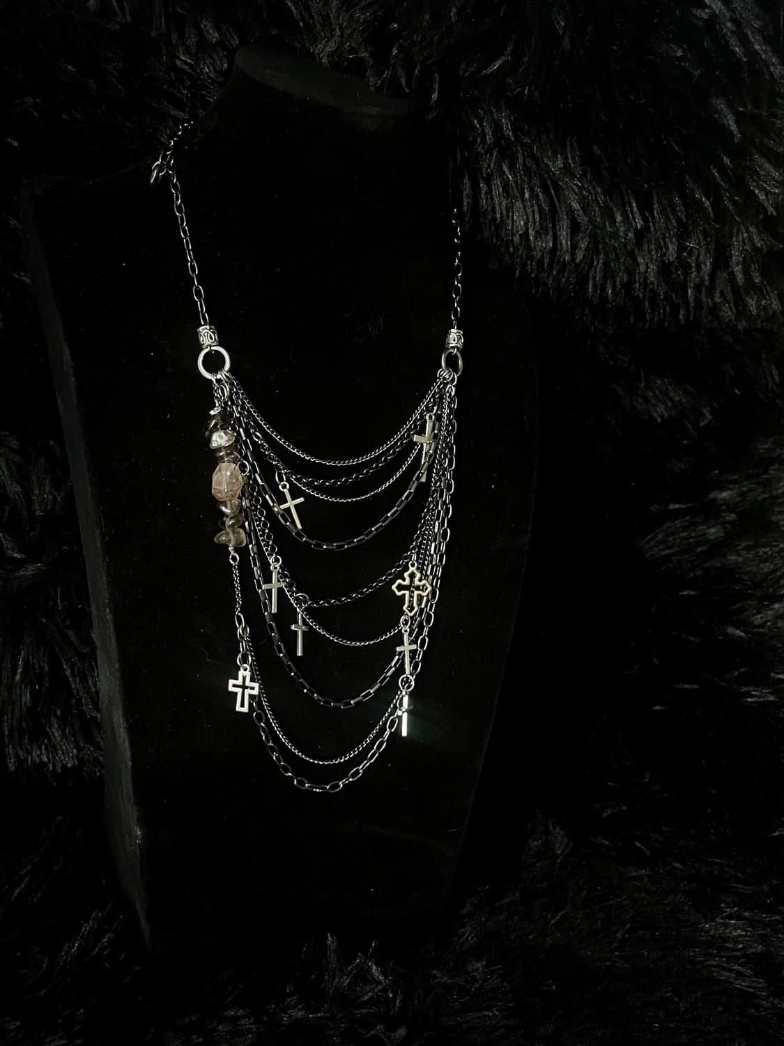Layering cross custom necklace  상품이미지2