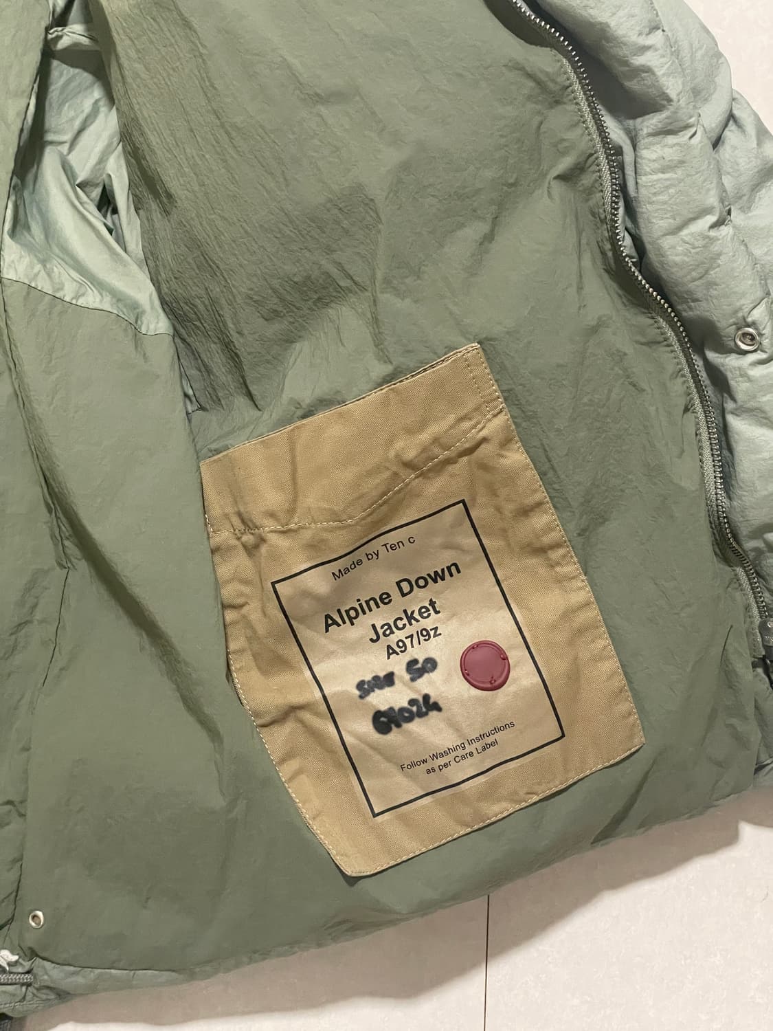 텐씨 ten c 알파인 세이지그린 50 상품이미지2