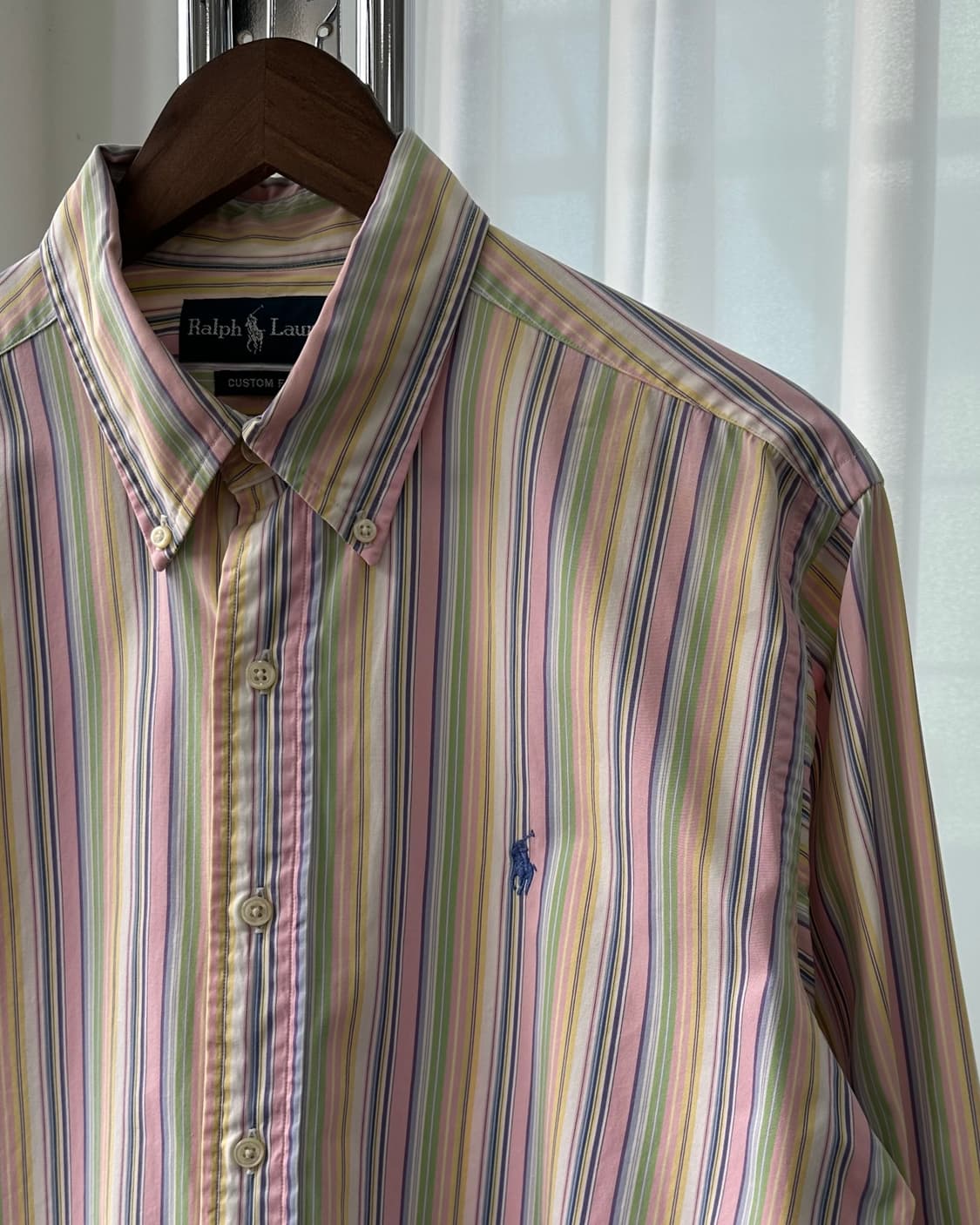 [M-L]폴로 랄프로렌 커스텀핏 스트라이프 셔츠 상품이미지5