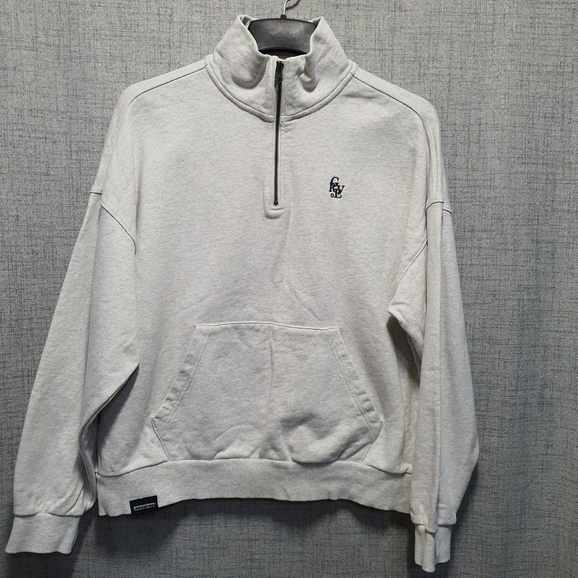 그루브라임 남성 반집업 맨투맨  상품이미지1