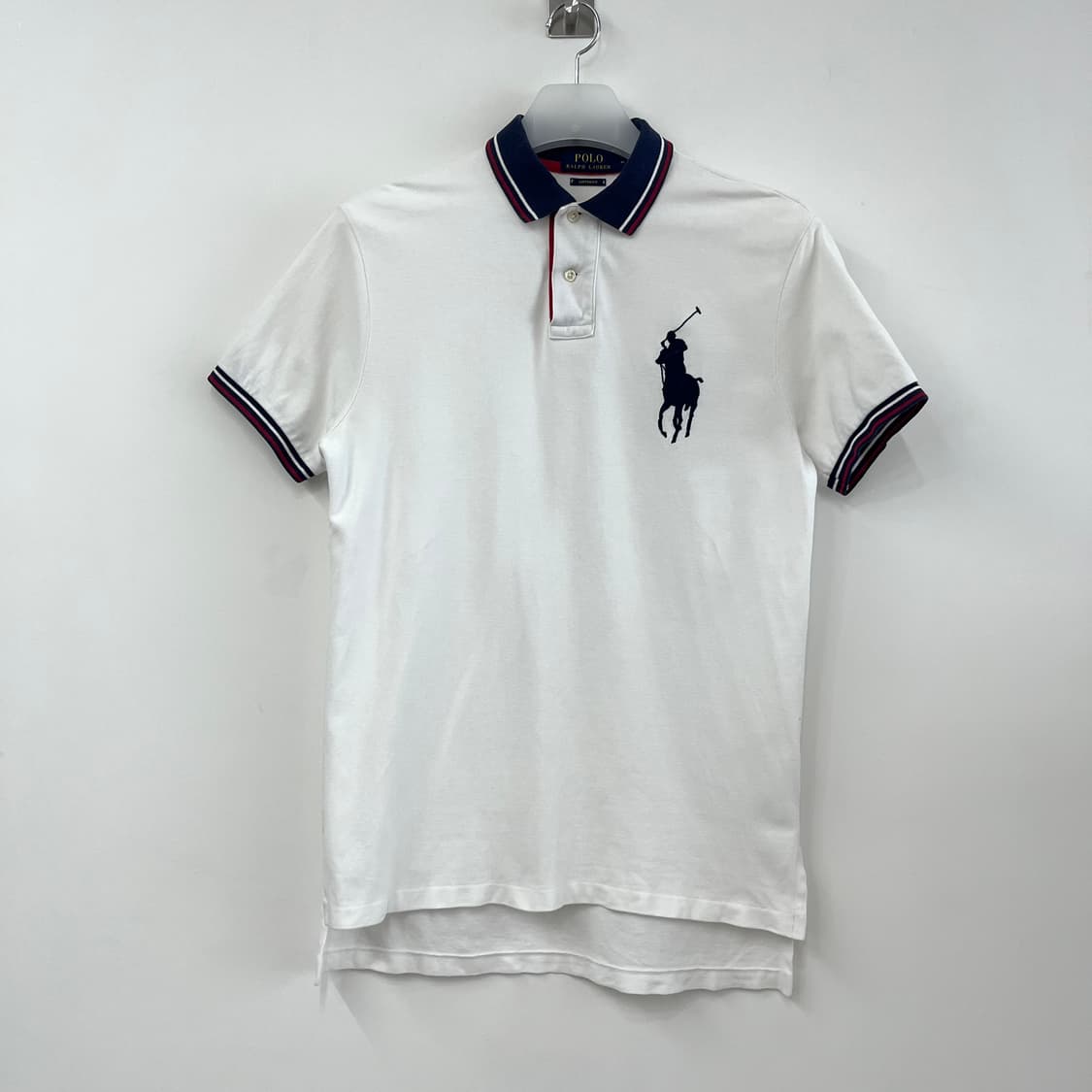 폴로 랄프로렌 빅포니 화이트 카라 반팔 티셔츠 상품이미지2