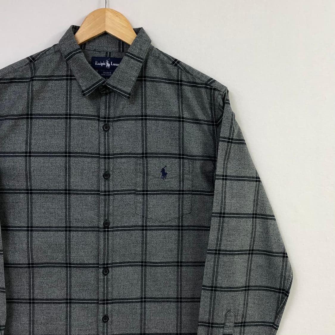 105 폴로 옥스포드 체크 셔츠 상품이미지1