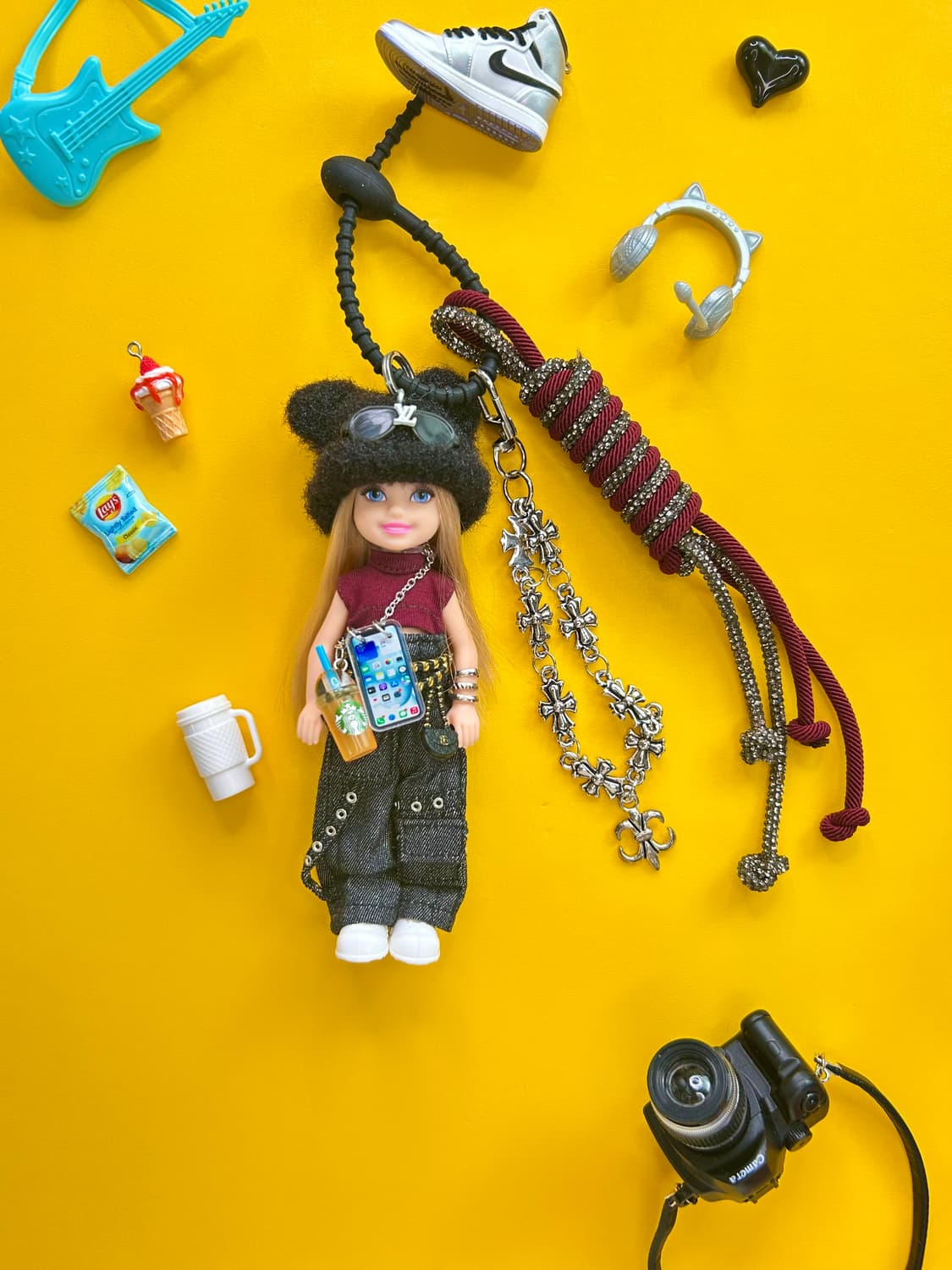 (29)바비키링 정품USA 마텔사 바비인형 커스텀키링 상품이미지1