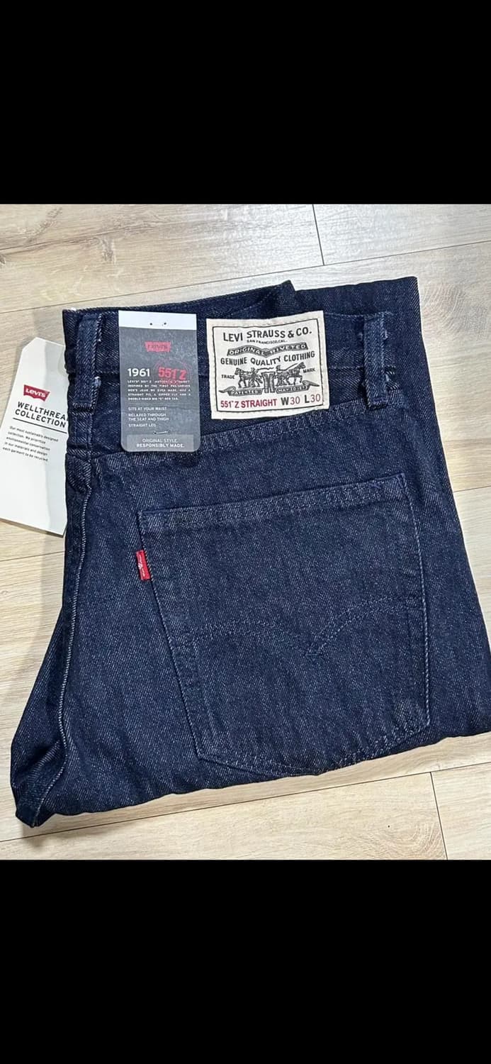 리바이스 웰스레드 551 Z 어센틱 어텐틱 스트레이트 데님 팬츠 상품이미지1