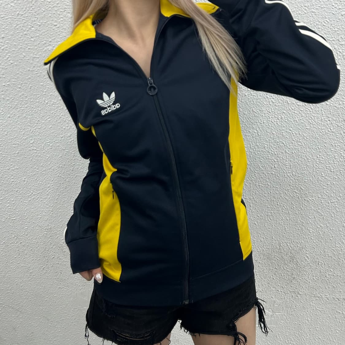 아디다스 유로파 옐로우배색 네이비 트랙탑 95 상품이미지2