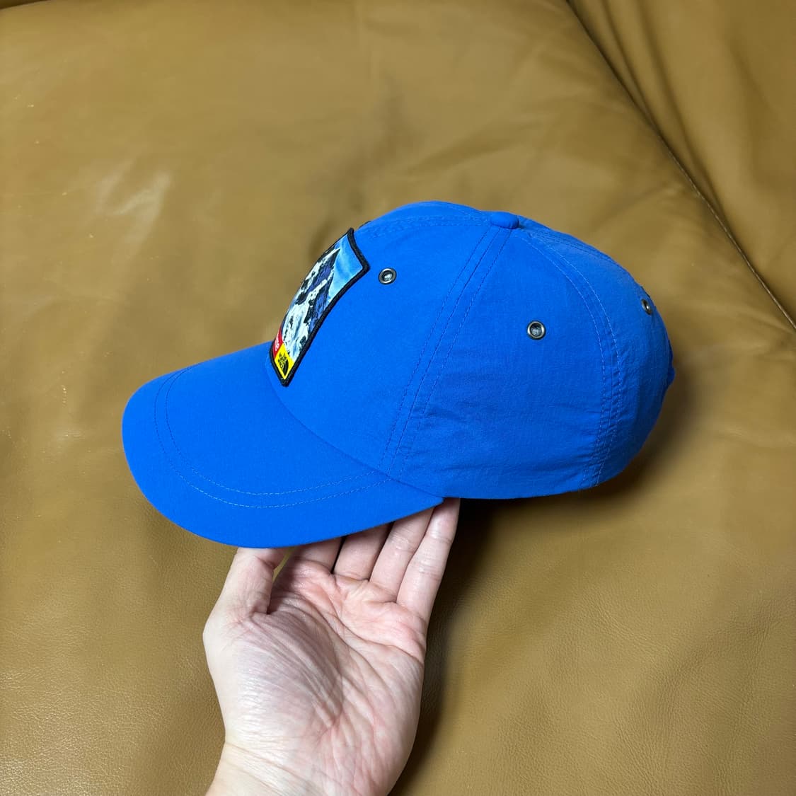 슈프림 노스페이스 6패널 볼캡 모자 설산 블루 상품이미지4