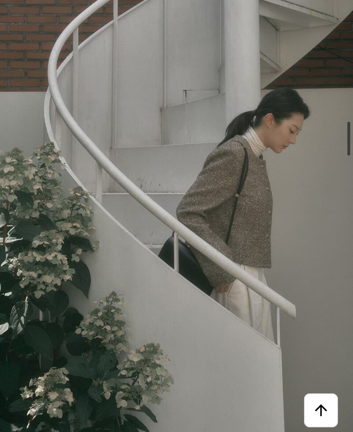 아르카익 home tweed jacket_brown M 상품이미지4