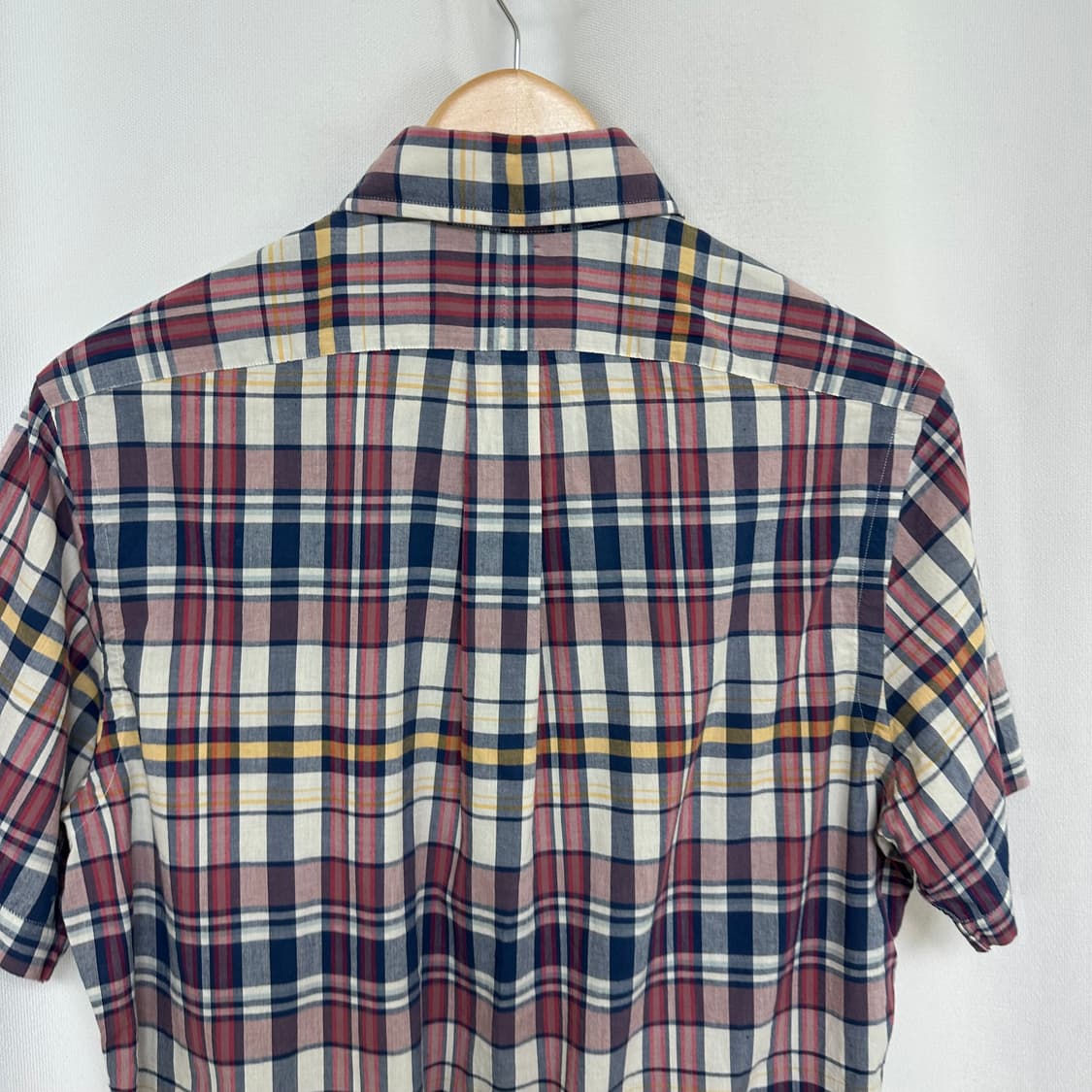 랄프로렌 남자 면 체크 반팔셔츠 S  PPD  상품이미지7