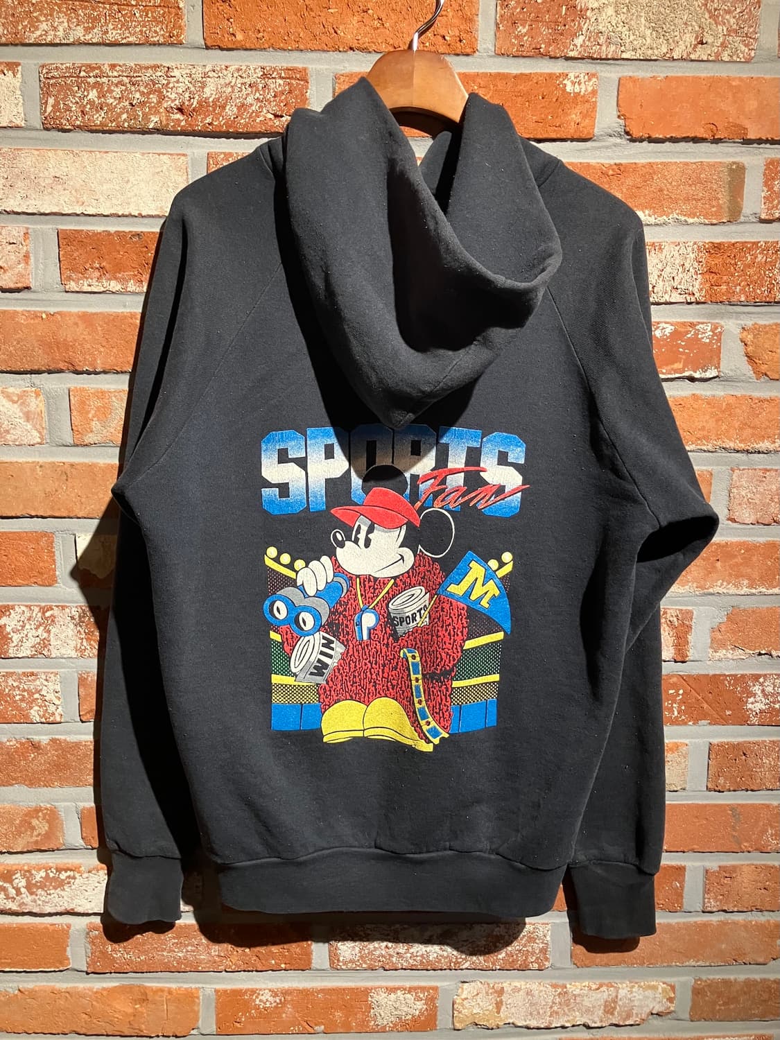 80s USA 빈티지 미키마우스 후드티 스웻 셔츠 상품이미지4