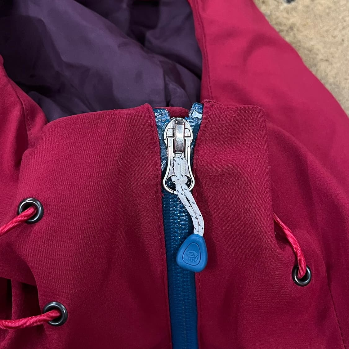 [정품/L] 마운틴 하드웨어  후드 자켓 버건디 b15 상품이미지7