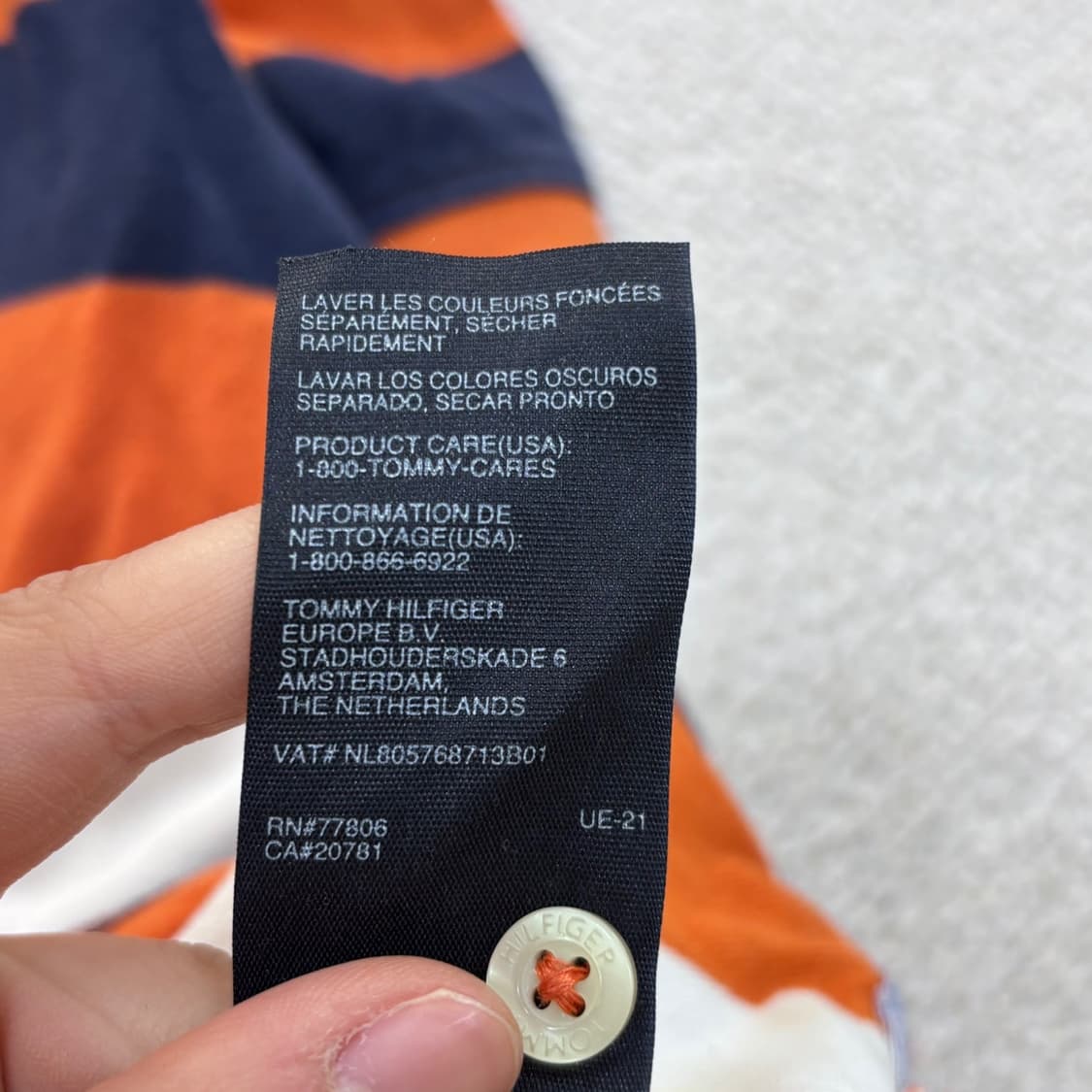 S 타미힐피거 스트라이프 반팔 티셔츠 0408E1 상품이미지4