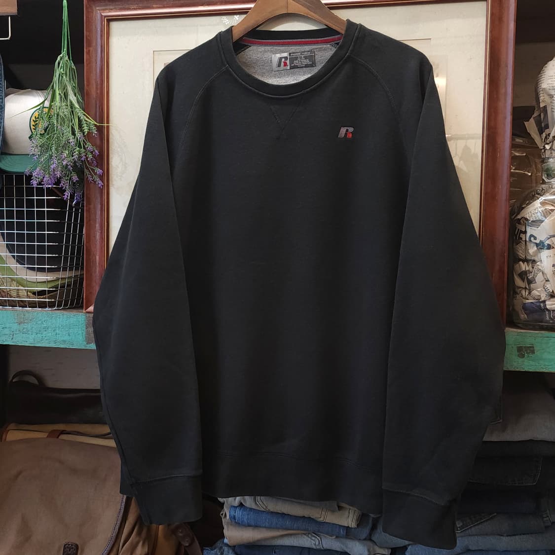 90s 러셀 스웻셔츠 맨투맨 블랭크 오리지널 빈티지 스웻셔츠 L 상품이미지2