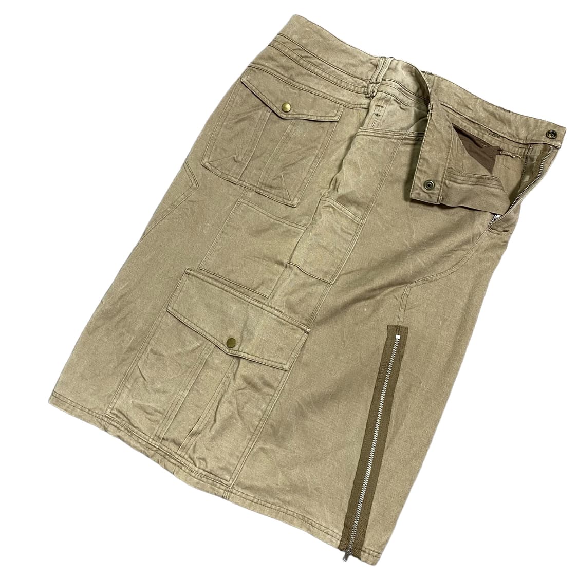 abbieannia 워싱 카고 스커트 상품이미지3