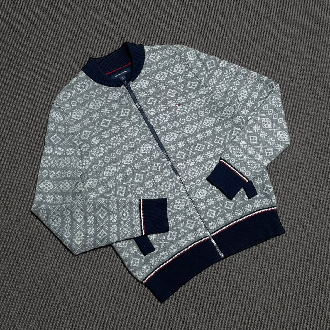 [M] Tommy 타미힐피거 페어아일 노르딕 니트 집업 상품이미지2