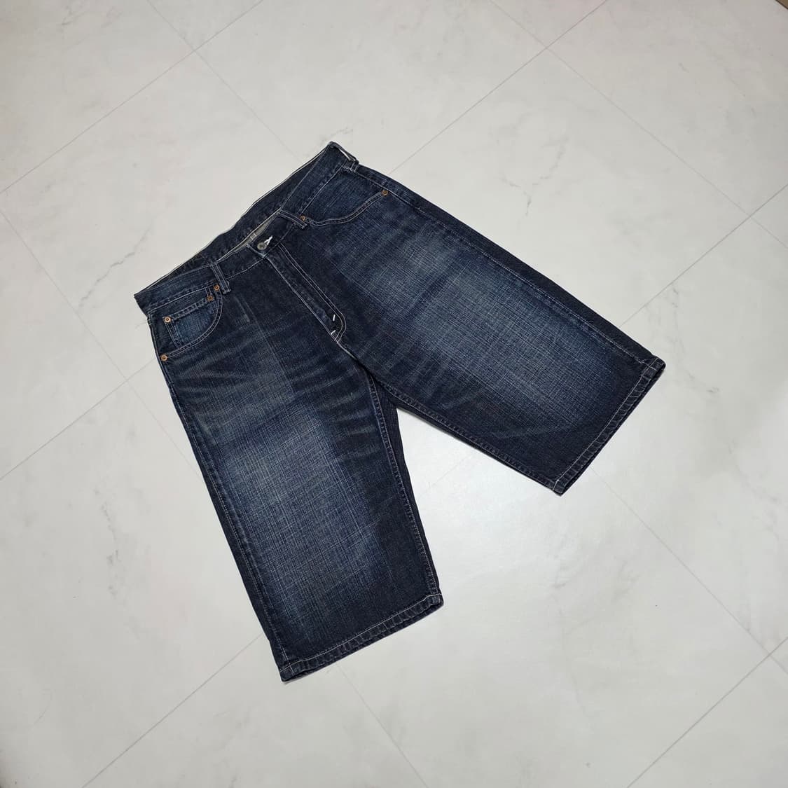 34 리바이스 재팬 503 워싱 데님 쇼츠 반바지 상품이미지1
