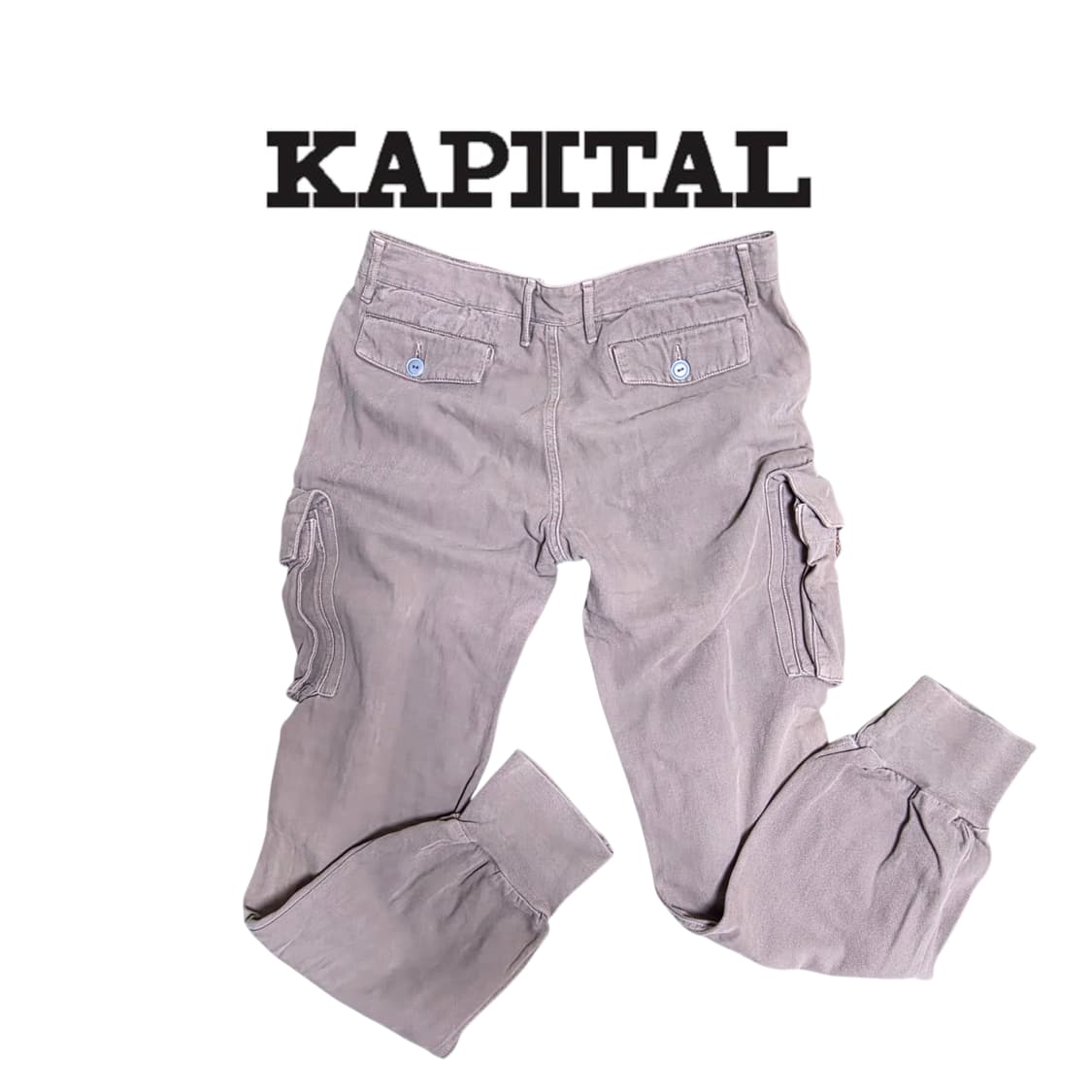 [L] KAPITAL 캐피탈 카고 조거 팬츠 상품이미지2