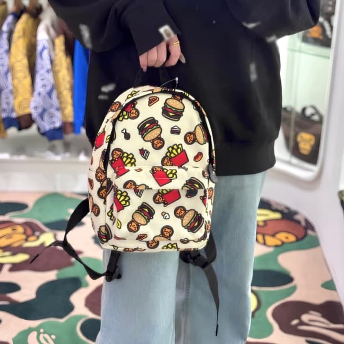 베이비 마일로 버거 백팩 BABY MILO Women Backpacks 상품이미지4