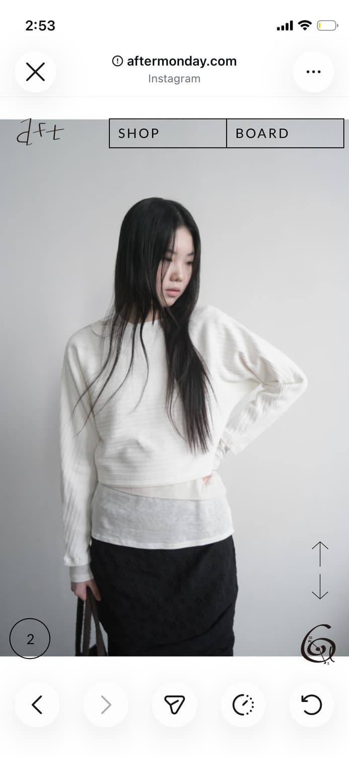 애프터먼데이 니트 상품이미지3