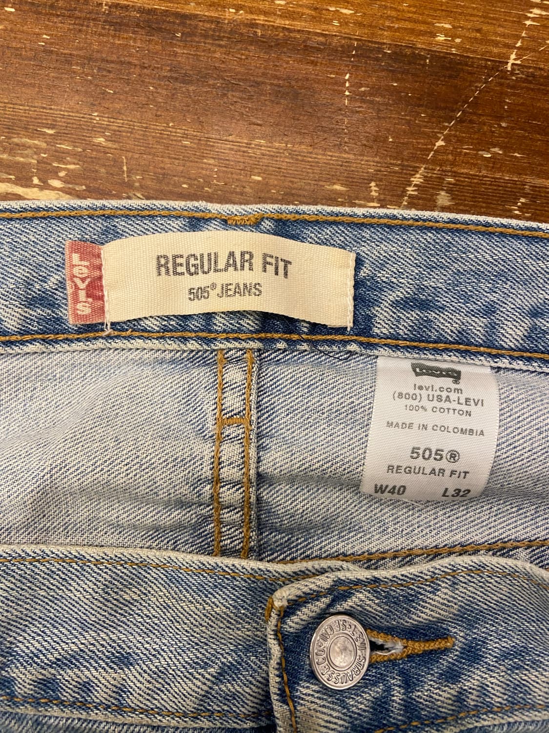 40) Early 00s Levis 505 Regular Fit 상품이미지10