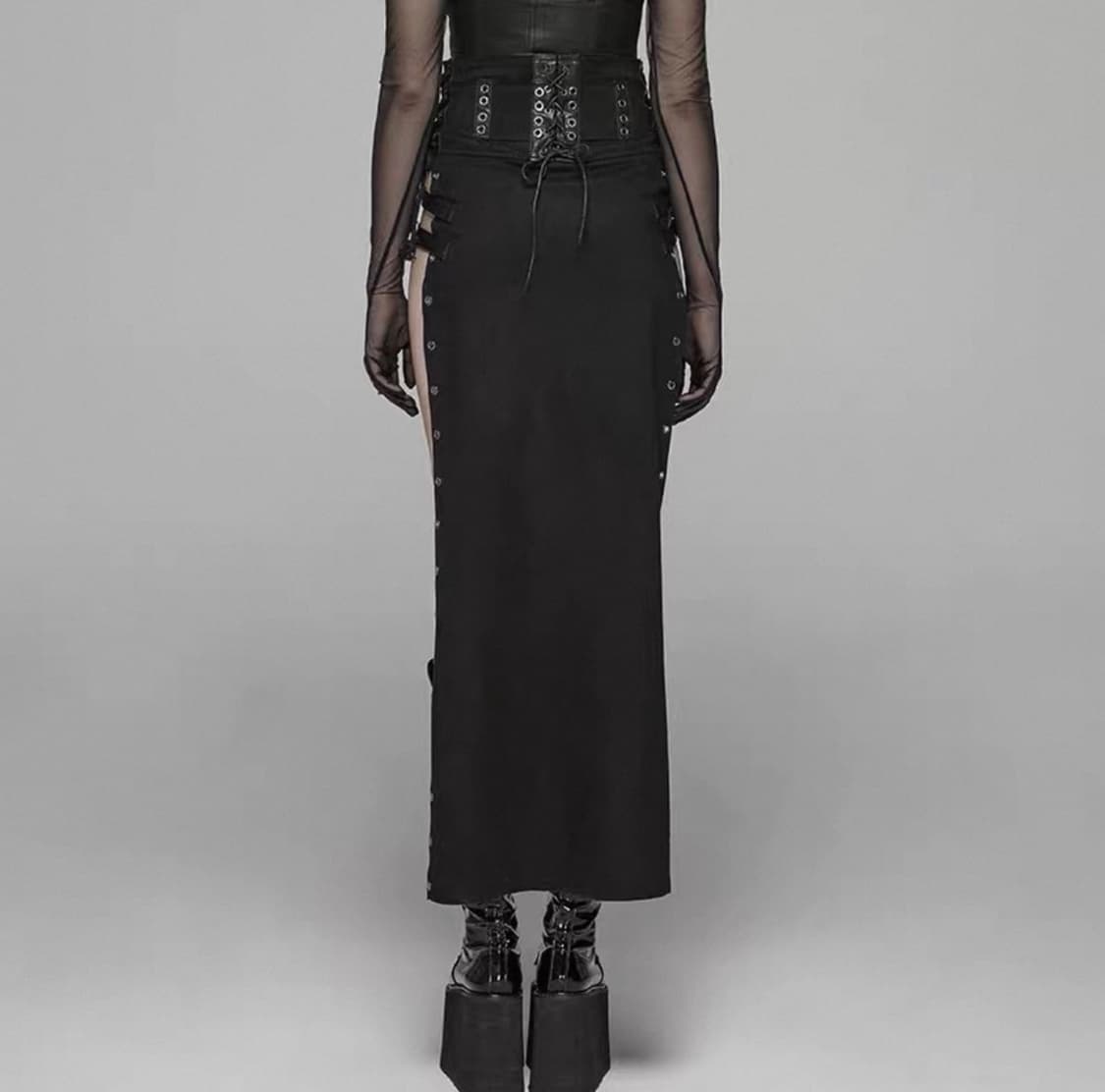 Punkrave 펑크레이브 split skirt 상품이미지3