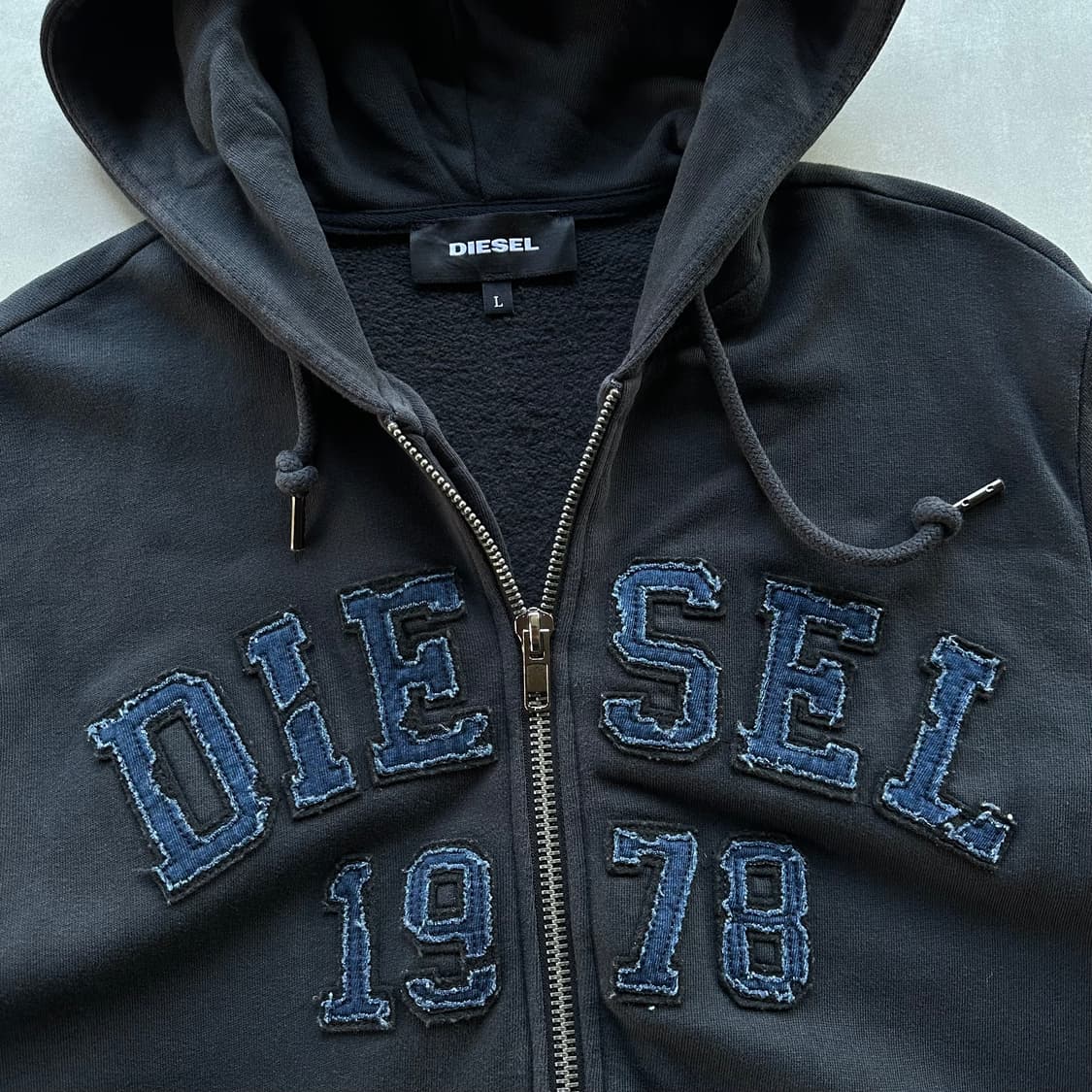 [L]디젤 DIESEL y2k 빈티지 후드집업 상품이미지8