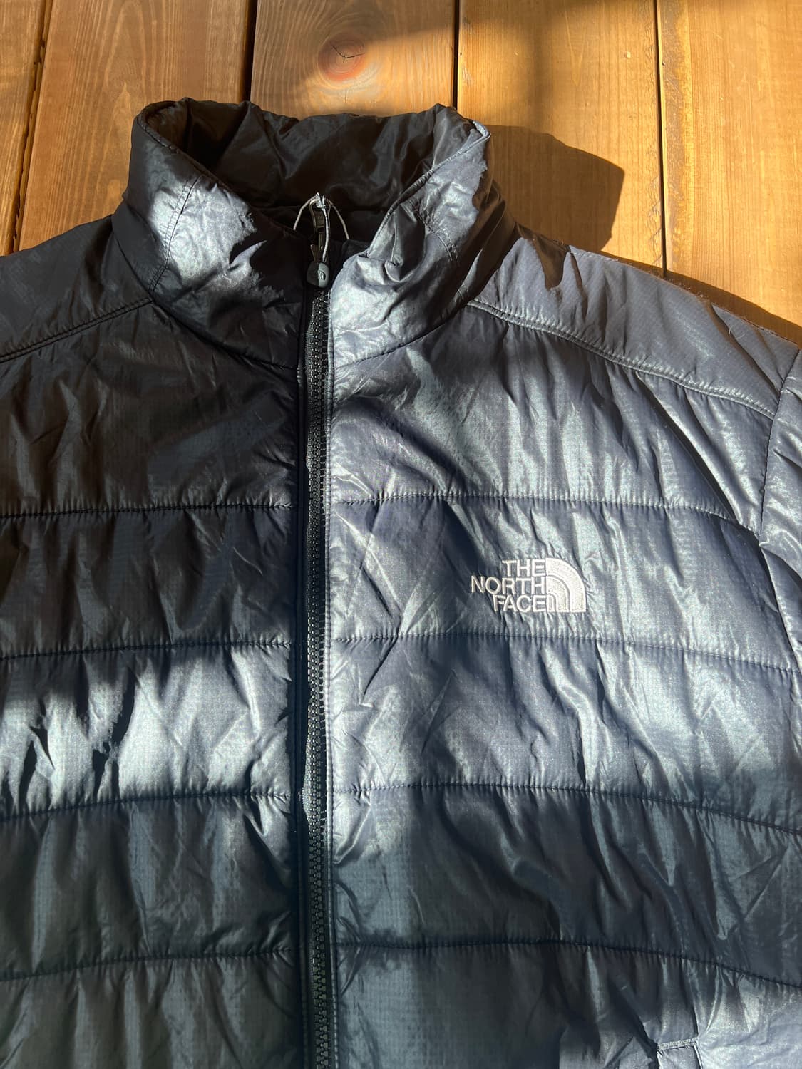 노스페이스 블랙 퀄팅 패딩 상품이미지8