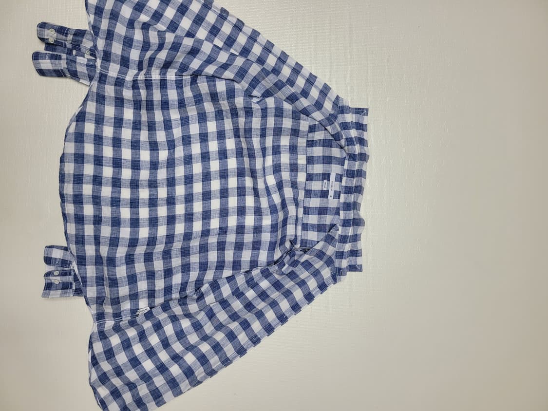 유니온베이 Unionbay 남자 린넨 체크셔츠 105 블루 상품이미지9