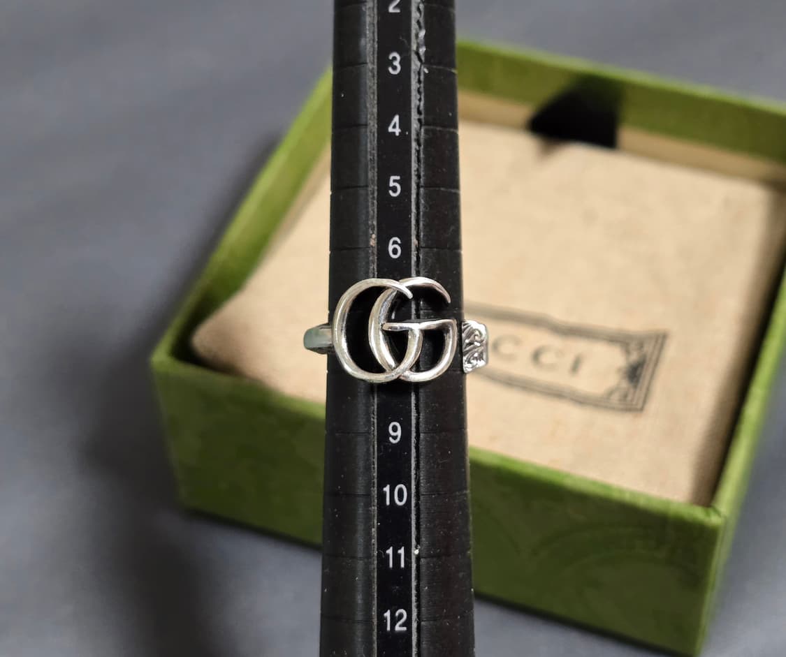 구찌 GG 마몽 키 모티브 링 8호 상품이미지3