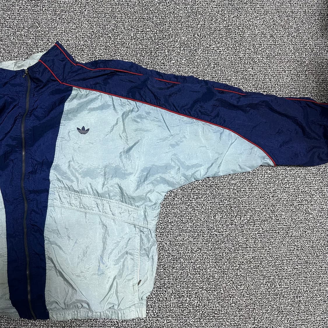 (XL) 아디다스 90s 올드스쿨 바람막이 하늘색 상품이미지5