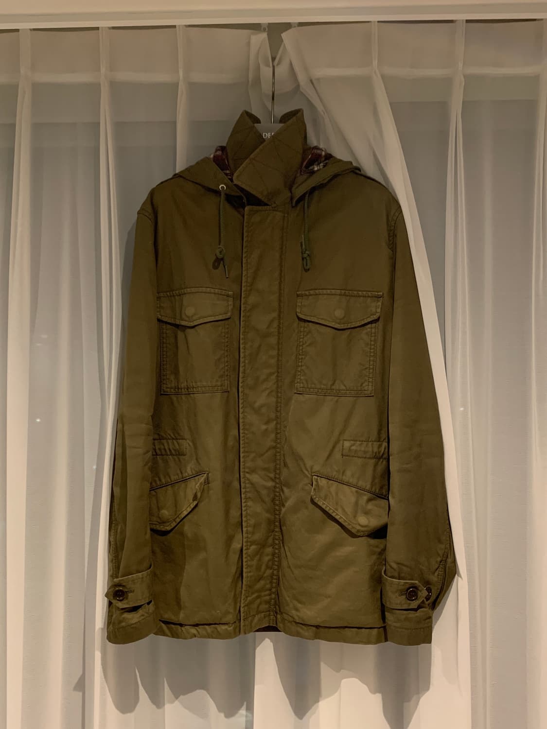 꼼데가르송 옴므 밀리터리 파카 야상 상품이미지1