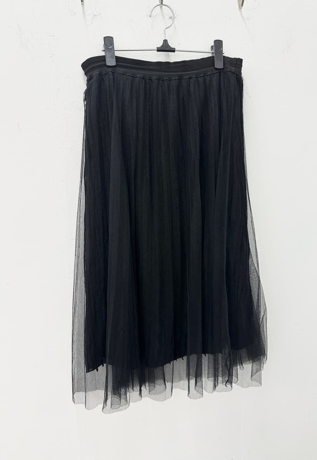 Vintage black pleated skirt  상품이미지3