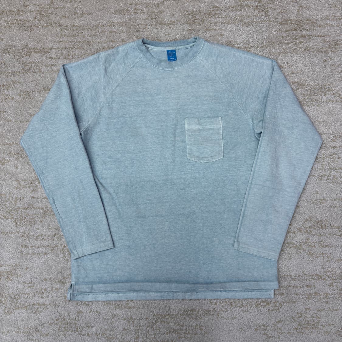 [L] 굿온 Good On 워싱 롱 슬리브 포켓 티셔츠 상품이미지1