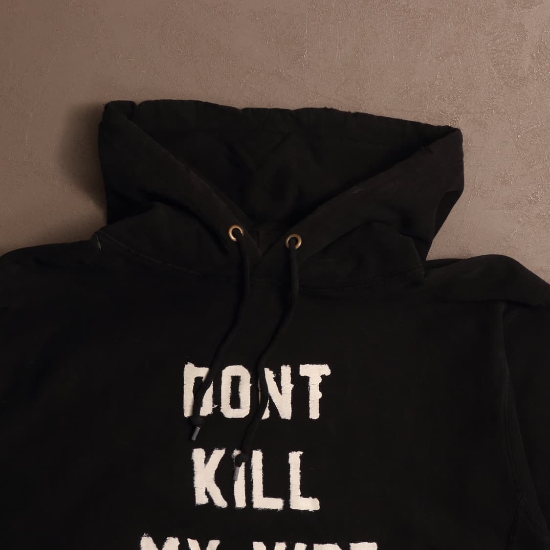 라이스 나인 텐 데미지 프린팅 후드티 A1753 상품이미지2