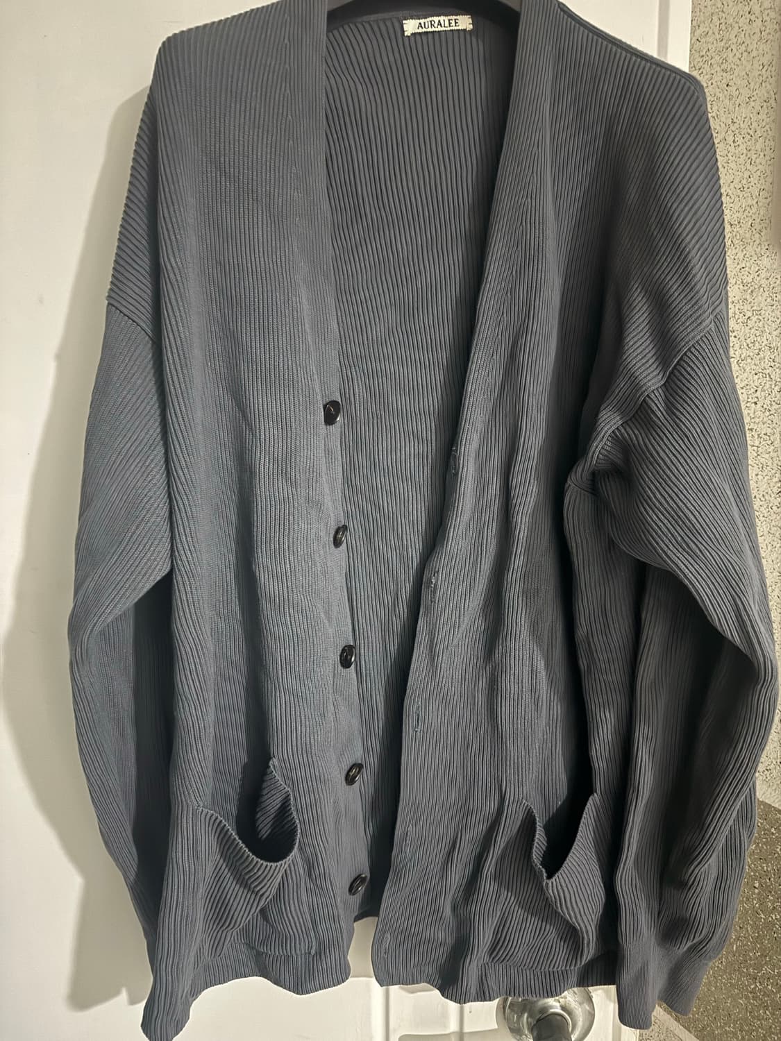 오라리 블루그레이 가디건 5 사이즈 상품이미지1