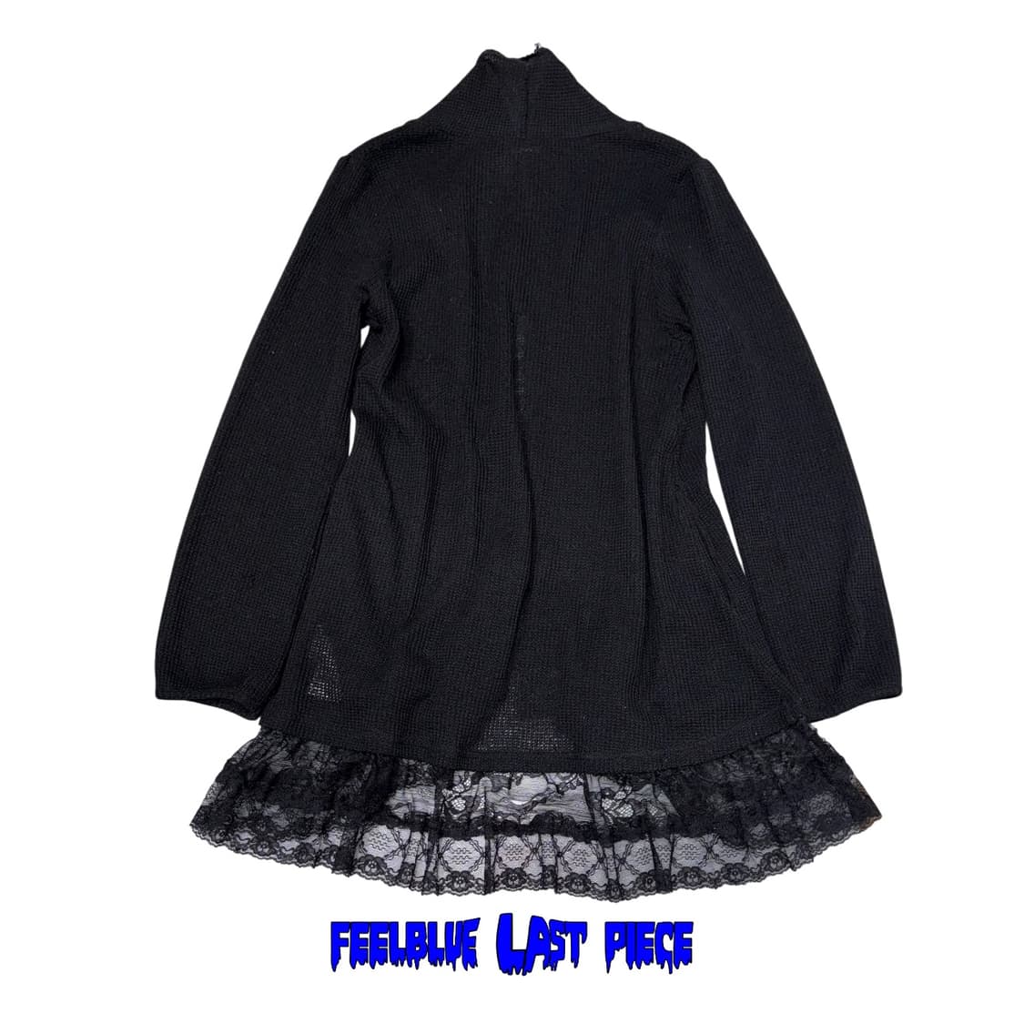 Axes Femme Lace Hem Knit Cardigan 상품이미지3