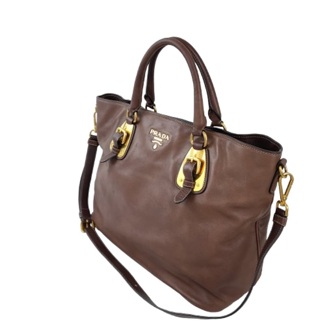 정품 프라다 BN1902 소프트 카프스킨 토트백 상품이미지4