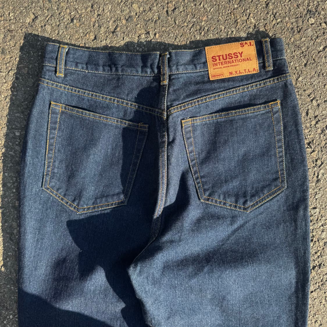90s 스투시 USA 인터네셔널 데님 팬츠 상품이미지6