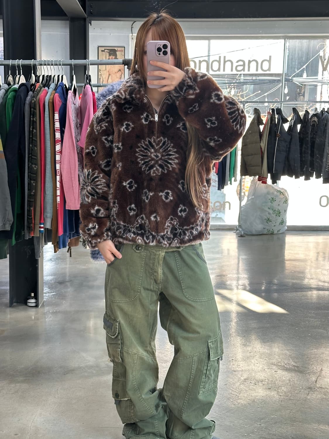 슈프림 21SS 반다나 포우폭스퍼 봄버 자켓 상품이미지3